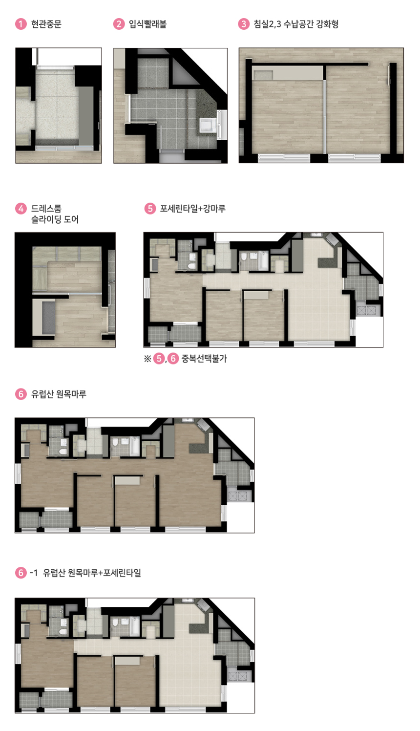 힐스테이트 대명 센트럴 2차 84㎡B 옵션 정보