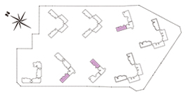 힐스테이트 대명 센트럴 2차 84㎡C 세대배치 평면도