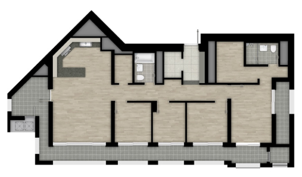힐스테이트 대명 센트럴 2차 119㎡B 기본형 평면도