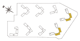 힐스테이트 대명 센트럴 2차 119㎡B 세대배치 평면도