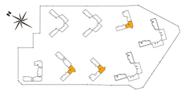 힐스테이트 대명 센트럴 2차 84㎡D 세대배치 평면도