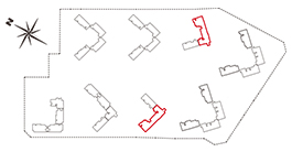 힐스테이트 대명 센트럴 2차 174㎡A 세대배치 평면도