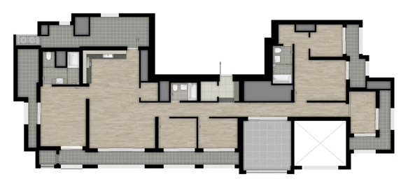 힐스테이트 대명 센트럴 2차 174㎡B 기본형 평면도